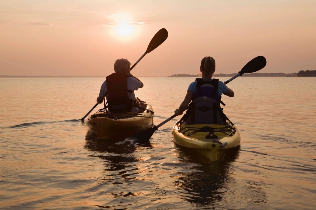 2 person kayaking
